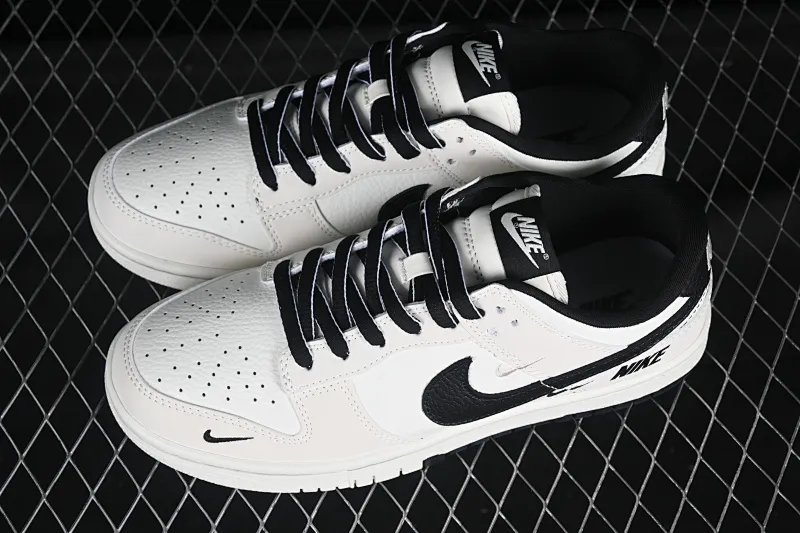 All Categories Nk SB Dunk Series Nk SB Dunk Low High-end Customized Low-top Shoes Nike SB Dunk Low Joint Three Hooks Beige and Black Color Low-top Casual Sports Skateboard Shoes SC9207-400